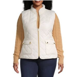 St. John’s Bay Quilted Vest NWOT